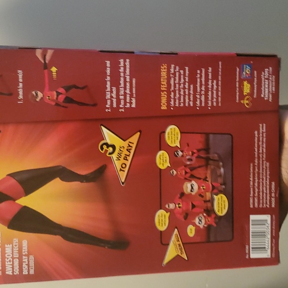 Disney Incredibles 2 ELASTIGIRL Talking 12IN Action Figure - New in Box - Picture 7 of 7